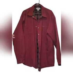 Carhartt Red Button-Up Jacket